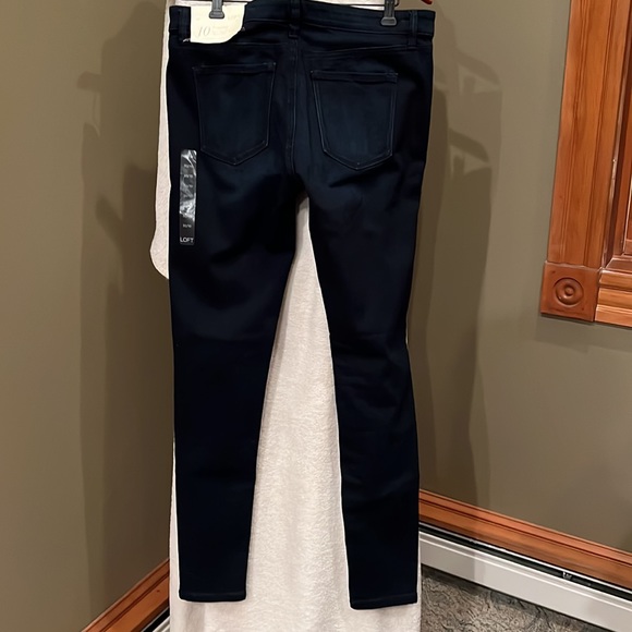 NWT LOFT Denim Leggings size 10 - Picture 4 of 7